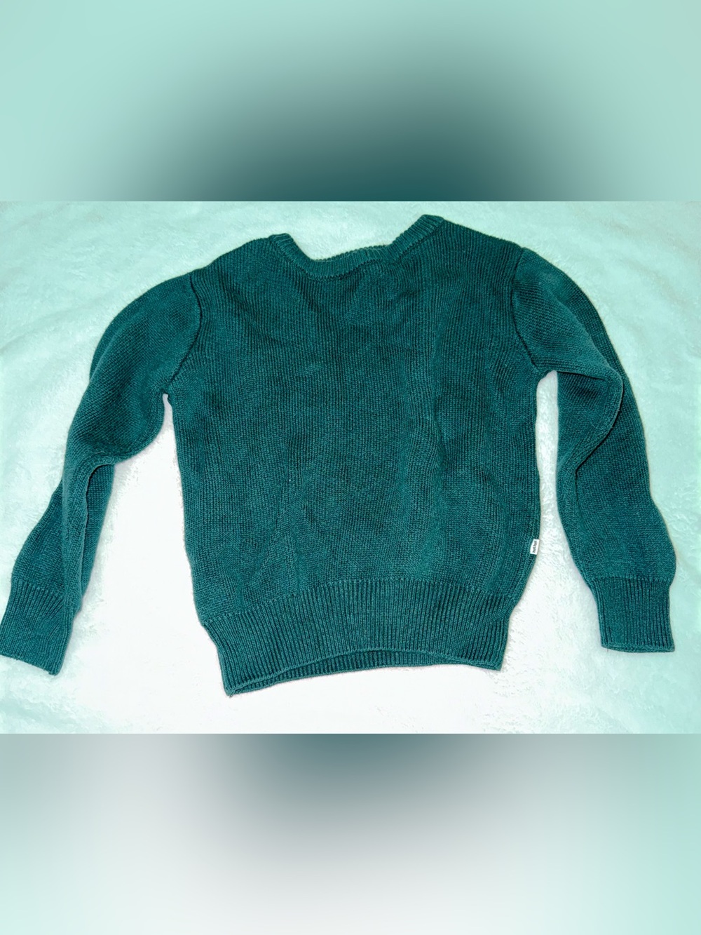 Little sleepies Teal Knit Sweater